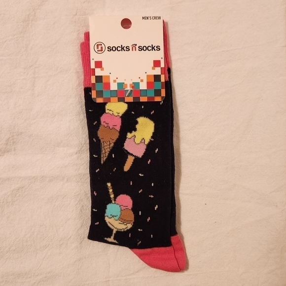 Socks N Socks Other - Socks N Socks Ice Cream Cone Sundae Socks